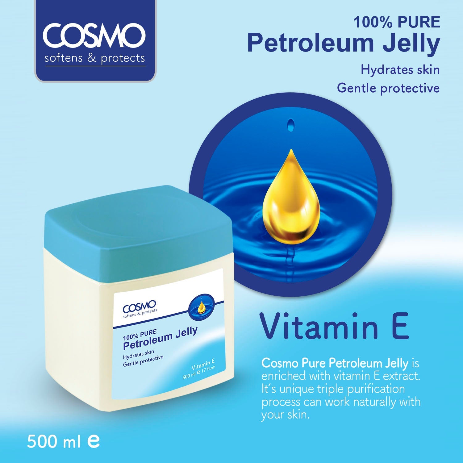 Vitamin E 100 Pure Petroleum Jelly